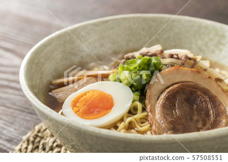 Hot miso ramen with hot steam Hot miso ramen with hot steam 57508551