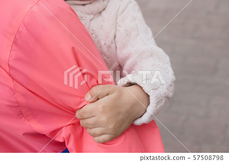 Children walk down the street and smile Children walk down the street and smile 57508798