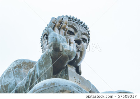 Tian Tan Buddha at Ngong Ping, Lantau Island, in Hong Kong 57509017