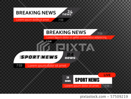 Tv news bars. 57509219
