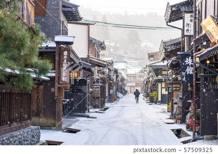 Takayama the ancient town in Gifu Prefecture, Japan 57509325