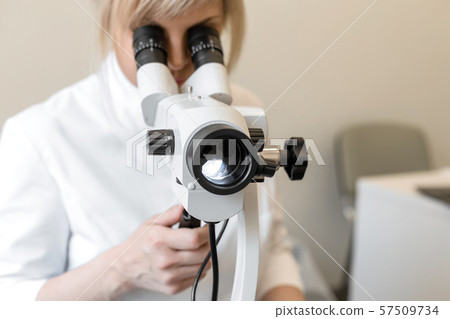 Young female professional gynecologist in the 57509734