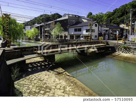 Kinosaki Onsen，Oyodo River Sanin幹線鐵路橋，豐岡市，兵庫縣 57510093