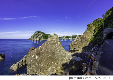Tajima Fishing Fire Line Sanin Kaigan Geopark Nihonkai Toyooka City, Hyogo Prefecture 57510497