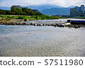 河背景材料自然水 57511980
