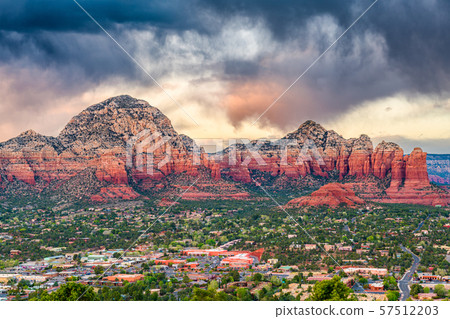 Sedona, Arizona, USA downtown cityscape Sedona, Arizona, USA downtown cityscape 57512203