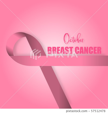 Vector Pink ribbon in Breast Cancer Awareness month symbol with brush stroke effect on blue and pink background Vector Pink ribbon in Breast Cancer Awareness month symbol with brush stroke effect on blue and pink background 57512478