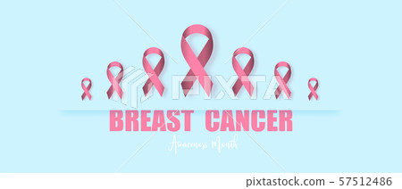 Vector Pink ribbon in Breast Cancer Awareness month symbol with brush stroke effect on blue and pink background Vector Pink ribbon in Breast Cancer Awareness month symbol with brush stroke effect on blue and pink background 57512486