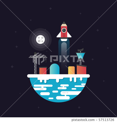 Pencil rocket launch 57513726