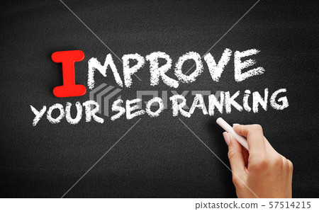 Improve Your Seo Ranking text on blackboard 57514215