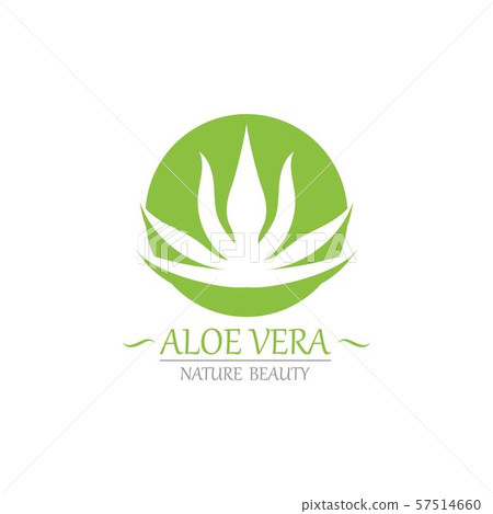 Aloe vera logo and symbol template icon Aloe vera logo and symbol template icon 57514660