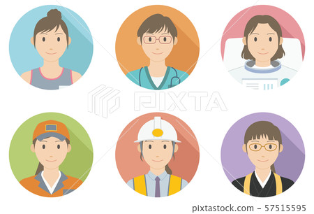 人icon_profession_woman 07 人icon_profession_woman 07 57515595