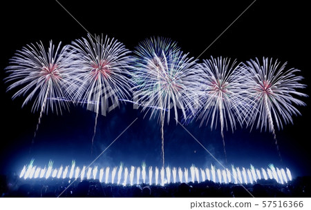 2019 Akagawa Fireworks Festival Wide Star Mine 57516366