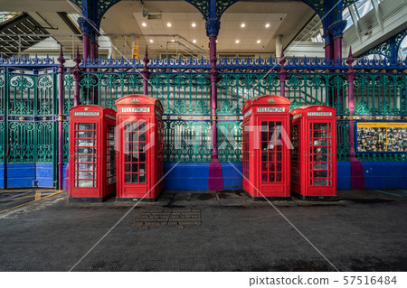 Traditional British Telephone booths 57516484