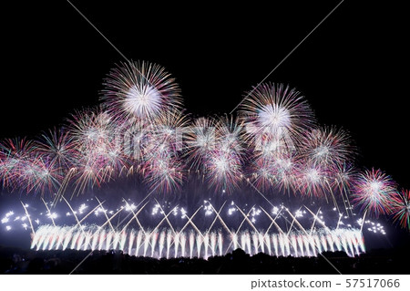 2019 Akagawa Fireworks Festival Wide Star Mine 2019 Akagawa Fireworks Festival Wide Star Mine 57517066