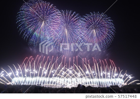 2019 Akagawa Fireworks Festival Wide Star Mine 57517448