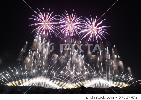 2019 Akagawa Fireworks Festival Wide Star Mine 2019 Akagawa Fireworks Festival Wide Star Mine 57517472