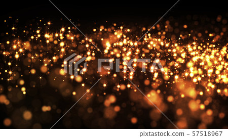 composition of gold particles with a depth of field 3d render composition of gold particles with a depth of field 3d render 57518967