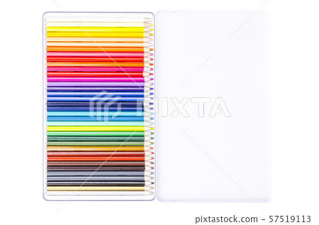Packing with bright colored pencils for drawing 57519113