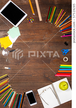 School education objects isolated no people concept School education objects isolated no people concept 57519285