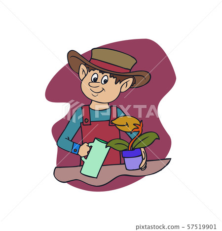 Teenager Watering A Plants Cartoon Stock Illustration 57519901 Pixta Find gifs with the latest and newest hashtags! pixta