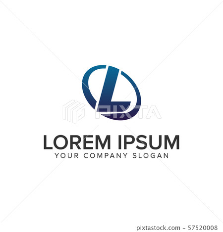 Creative modern letter L Logo design concept - Stock Illustration ...