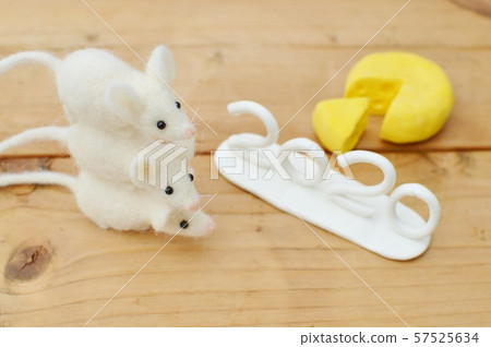 Overlapping rat New Year 57525634