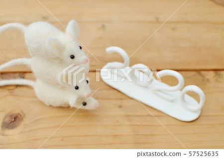 Overlapping rat New Year 57525635