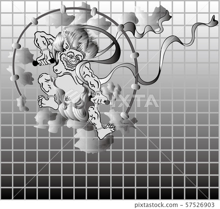 Thunder god black and white 57526903