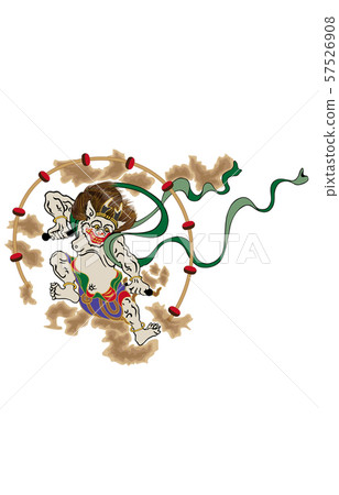 Raijin white background vertical 57526908