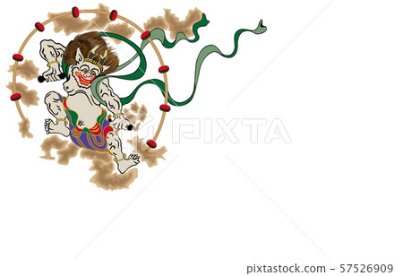 Thunder God white background side 57526909