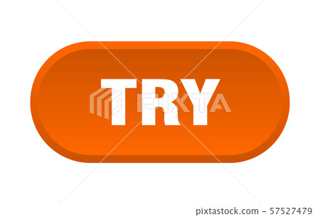 try button. try rounded orange sign. try-插圖素材 [57527479] - PIXTA圖庫