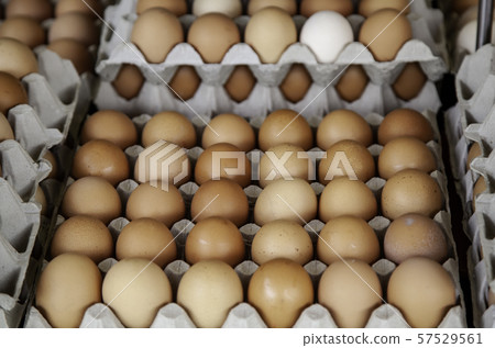 Eggs in a market Eggs in a market 57529561