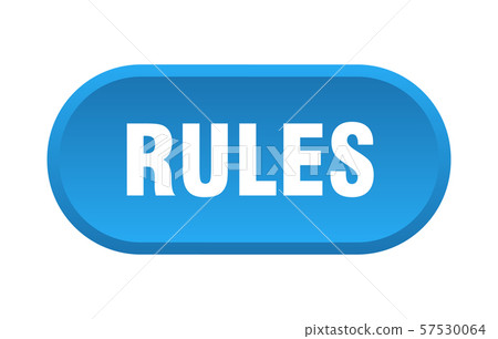 rules button. rules rounded blue sign. rules - Stock Illustration ...