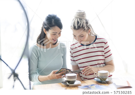 International women's international exchange planning Olympics with foreign friends 57530285