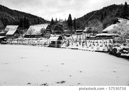 Snow Hida Folk Village Hida-no-Sato 57530738