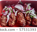 Lula kebab. Middle Eastern dish. 57531393