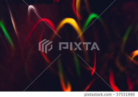 neon multicolor glowing curvy lines blur lights 57531990