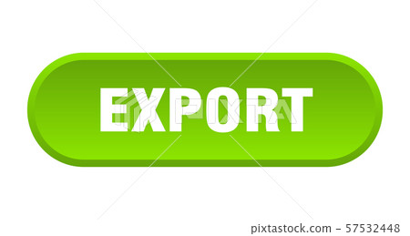 export button. export rounded green sign. export 57532448