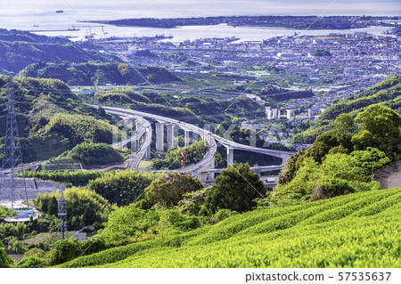 （靜岡）清水JCT和清水都市風景 57535637