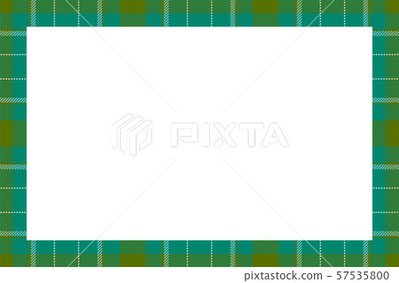 Vintage frame vector. Scottish border pattern 57535800