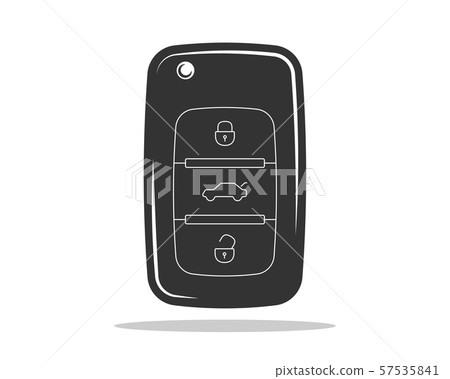 Auto key icon vector. Car keys symbol flat design 57535841