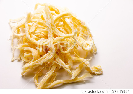 Saki squid (white background). 57535995