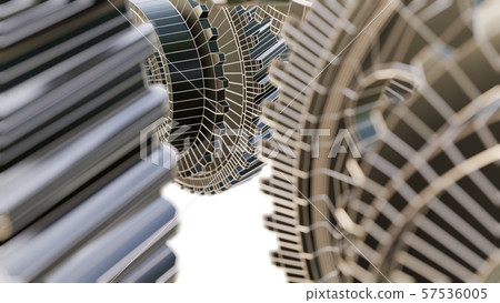 Futuristic gear mechanism Futuristic gear mechanism 57536005