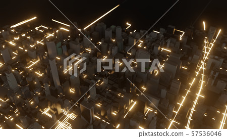 Modern city traffic road at night Modern city traffic road at night 57536046