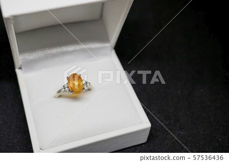 October birthstone opal ring (Mexican opal) black back October birthstone opal ring (Mexican opal) black back 57536436