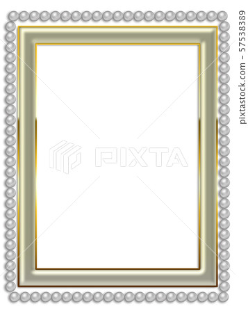 Frame with pearls Frame with pearls 57538389