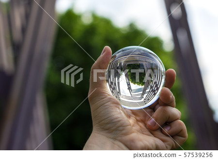 Metal arhitecture through the lensball Metal arhitecture through the lensball 57539256