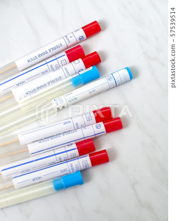 Sterile test swap tubes for taking sample of Sterile test swap tubes for taking sample of 57539514