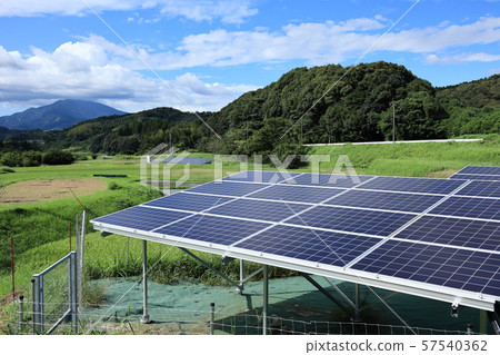 Solar panel and Mt. 57540362